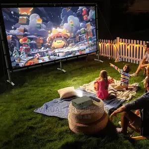 150" Projector Screen Aluminum and 3d