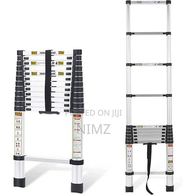 4.4m Telescopic Ladder Aluminum Extension Multi-Purpose