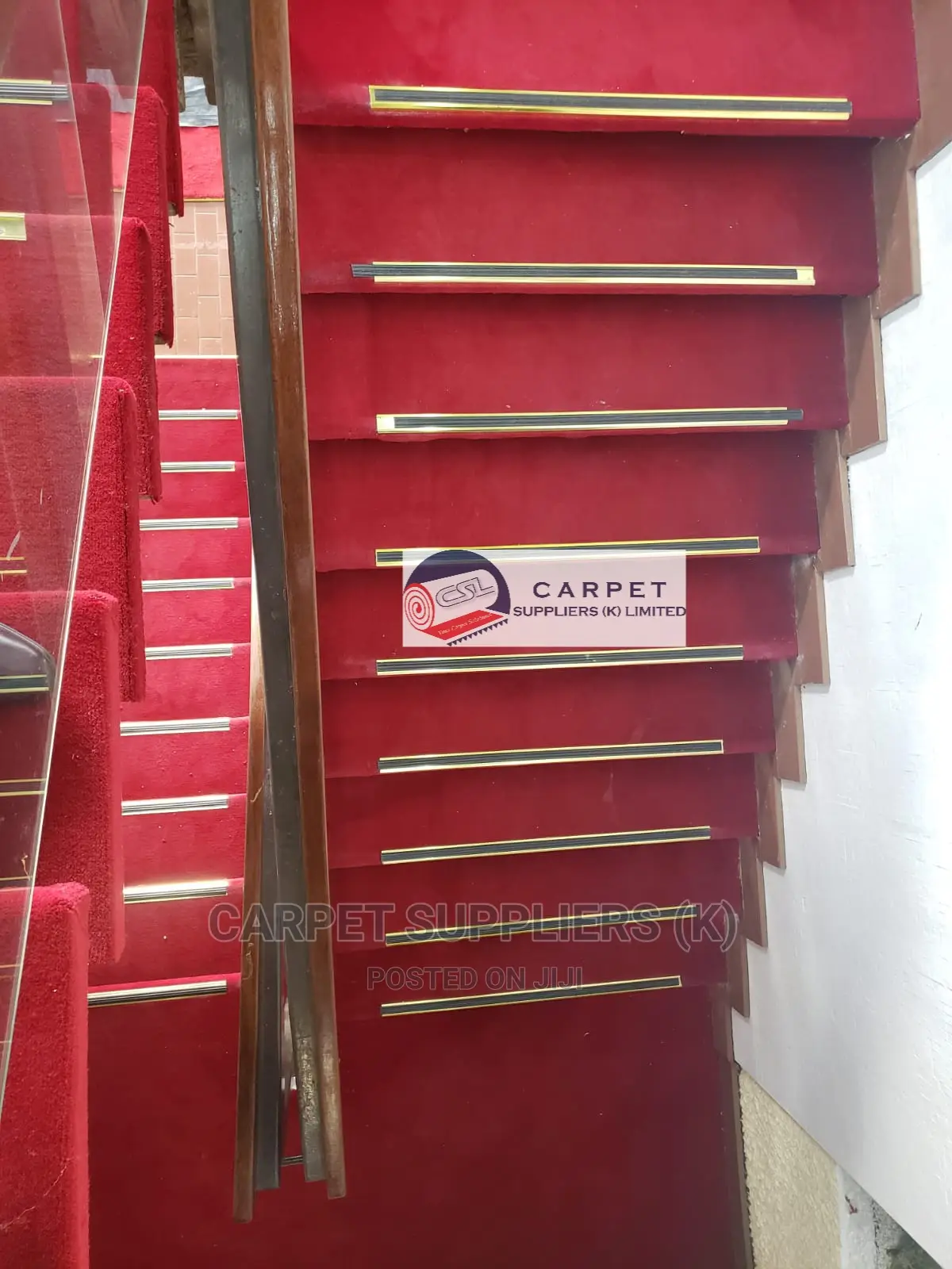 Red Staircase Carpet