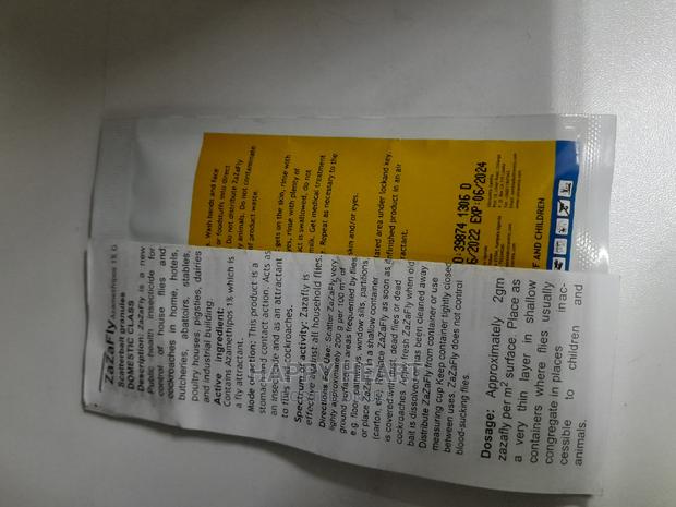 Zazafly Fly and Cockroach Killer 20g - thumbnail 4