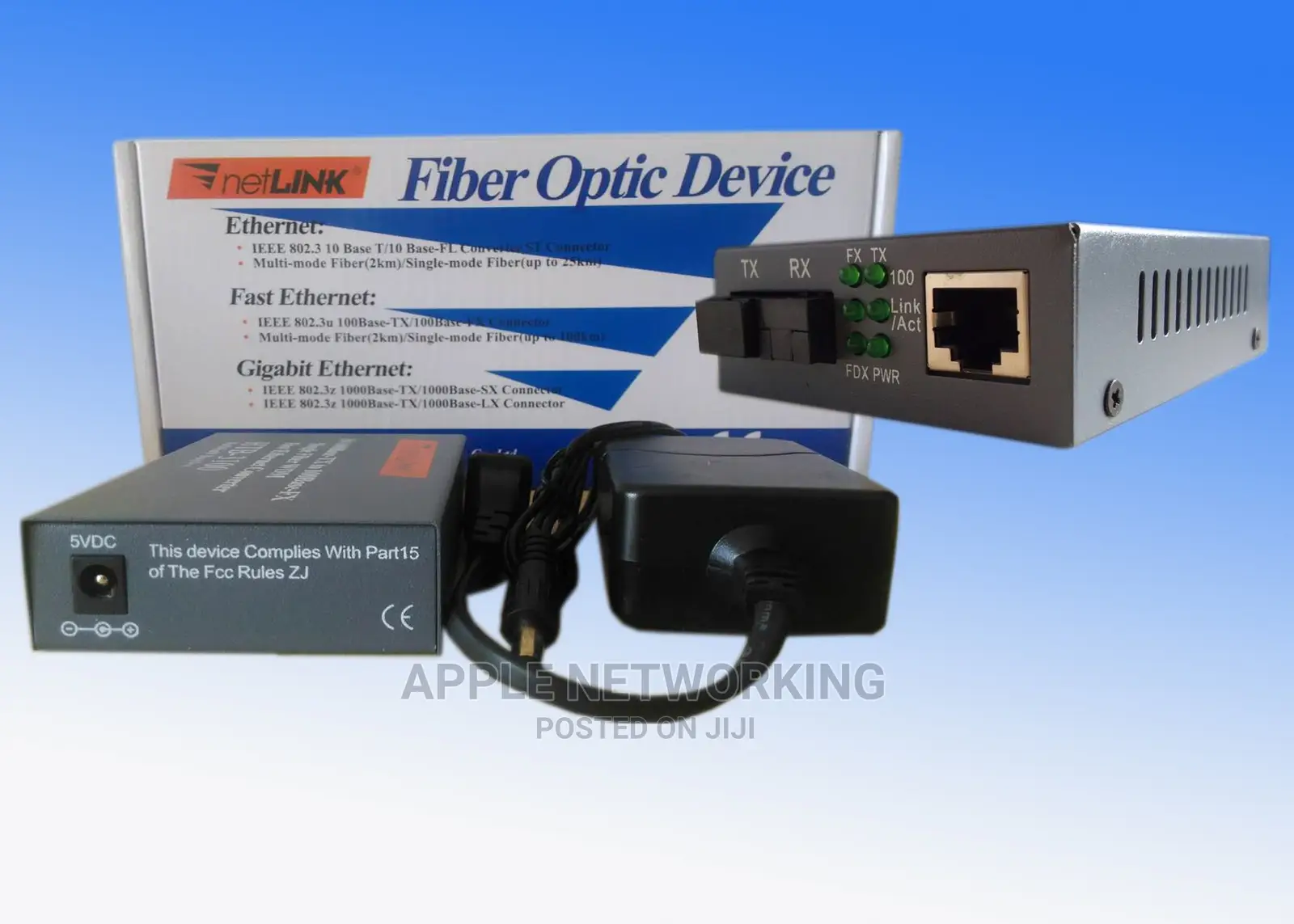 Netlink Single-Mode Media Converter a/B