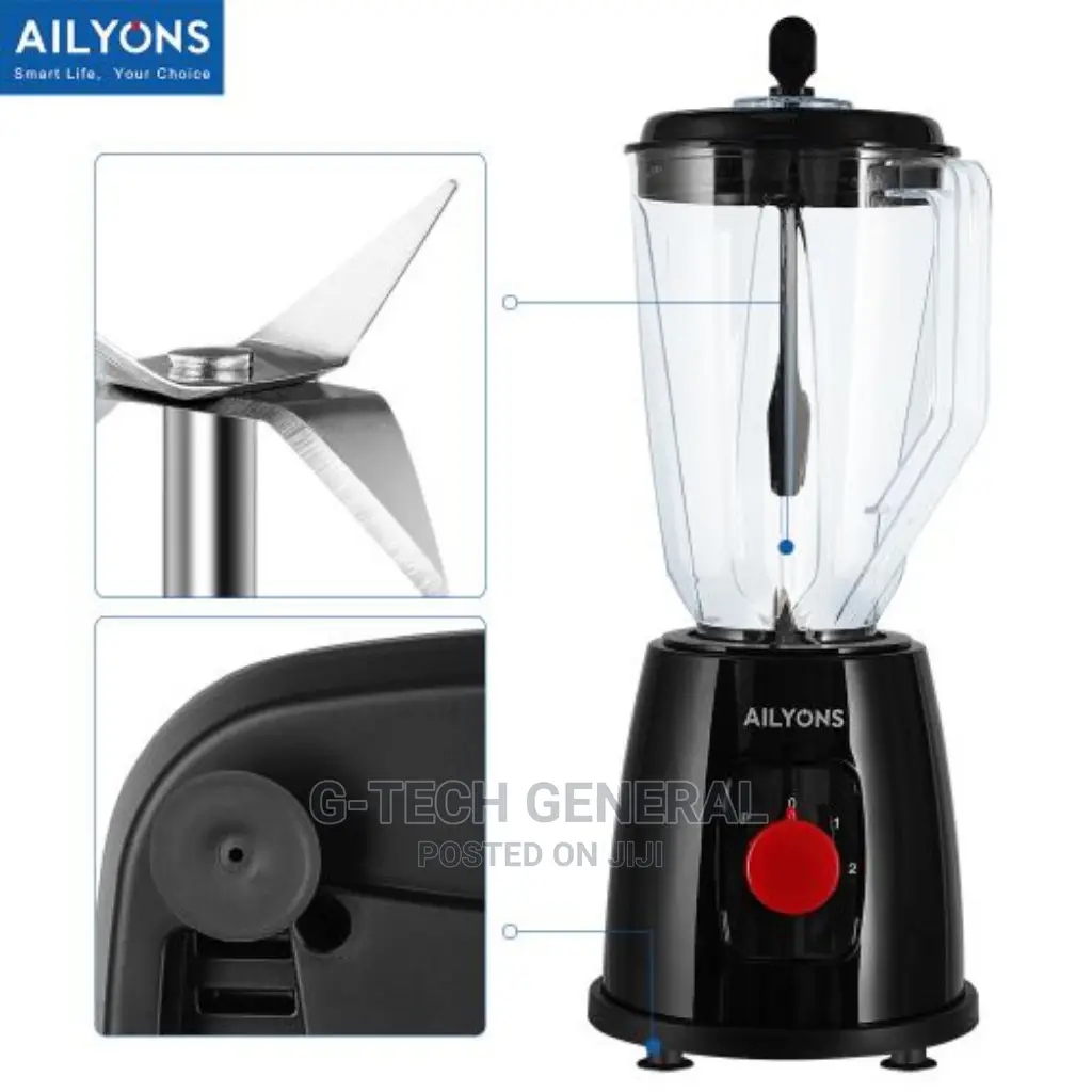 Ailyons Lyb-205 2in1 Blender With Grinder-1.5l Jar