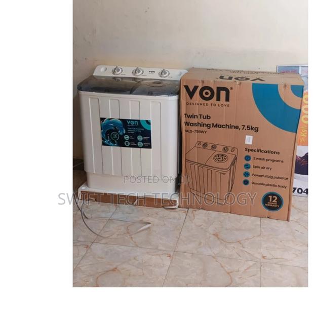 Washing Machine , Washing Machine ,Von 7.5kg - main view
