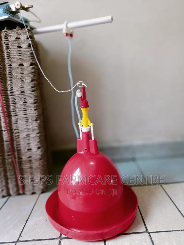 Automatic Chicken Red Bell Drinkers - main view