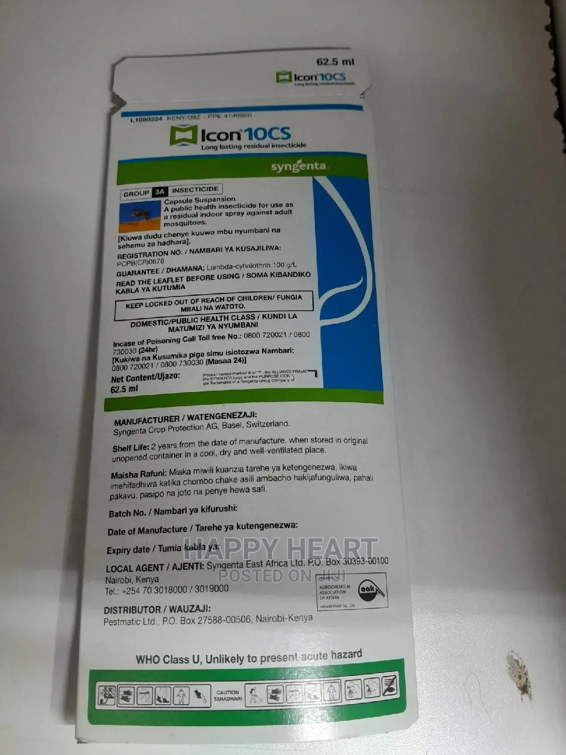 Icon 10cs 62.5ml Insecticide