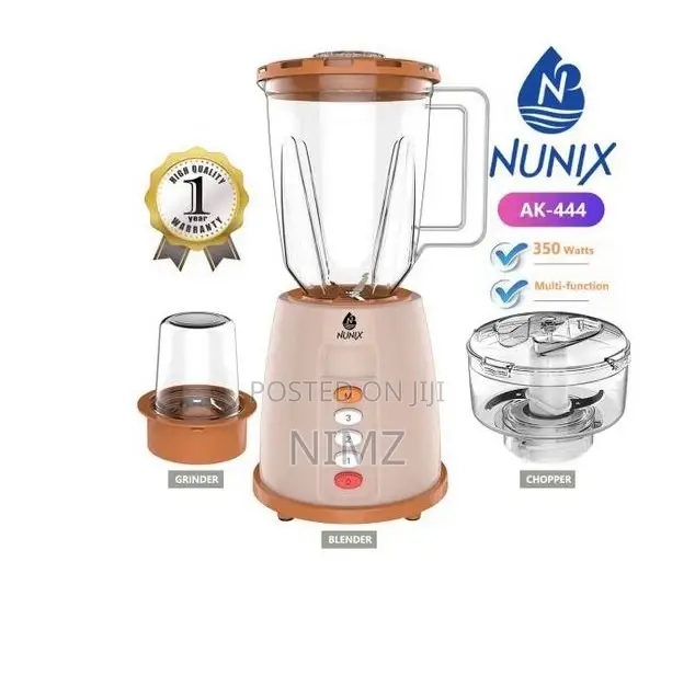 Nunix 3 in 1 Blender, Grinder Chopper