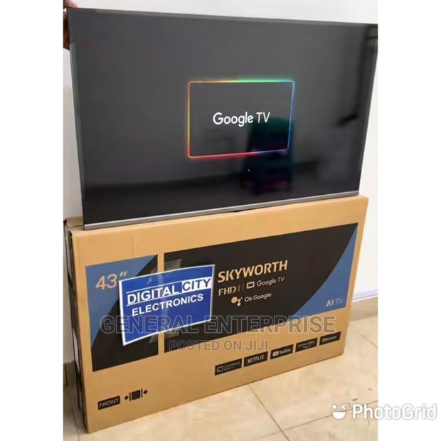 Skyworth 43" 43e3a Full Hd Flameless Smart Android Tv 43