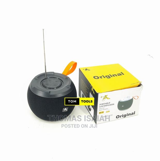 Original C15 Portable Bluetooth Speaker FM Radio, Black - thumbnail 3