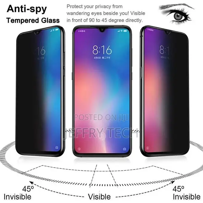 Tecno Spark 10C Privacy Anti-Peep Tempered Glass for Phone S