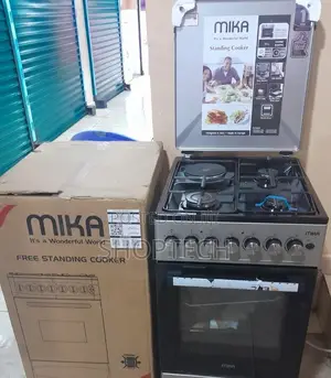 Mika 50*60 Silver 3+1 Standing Cooker