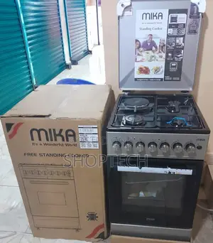 Mika 50*60 Silver 3+1 Standing Cooker