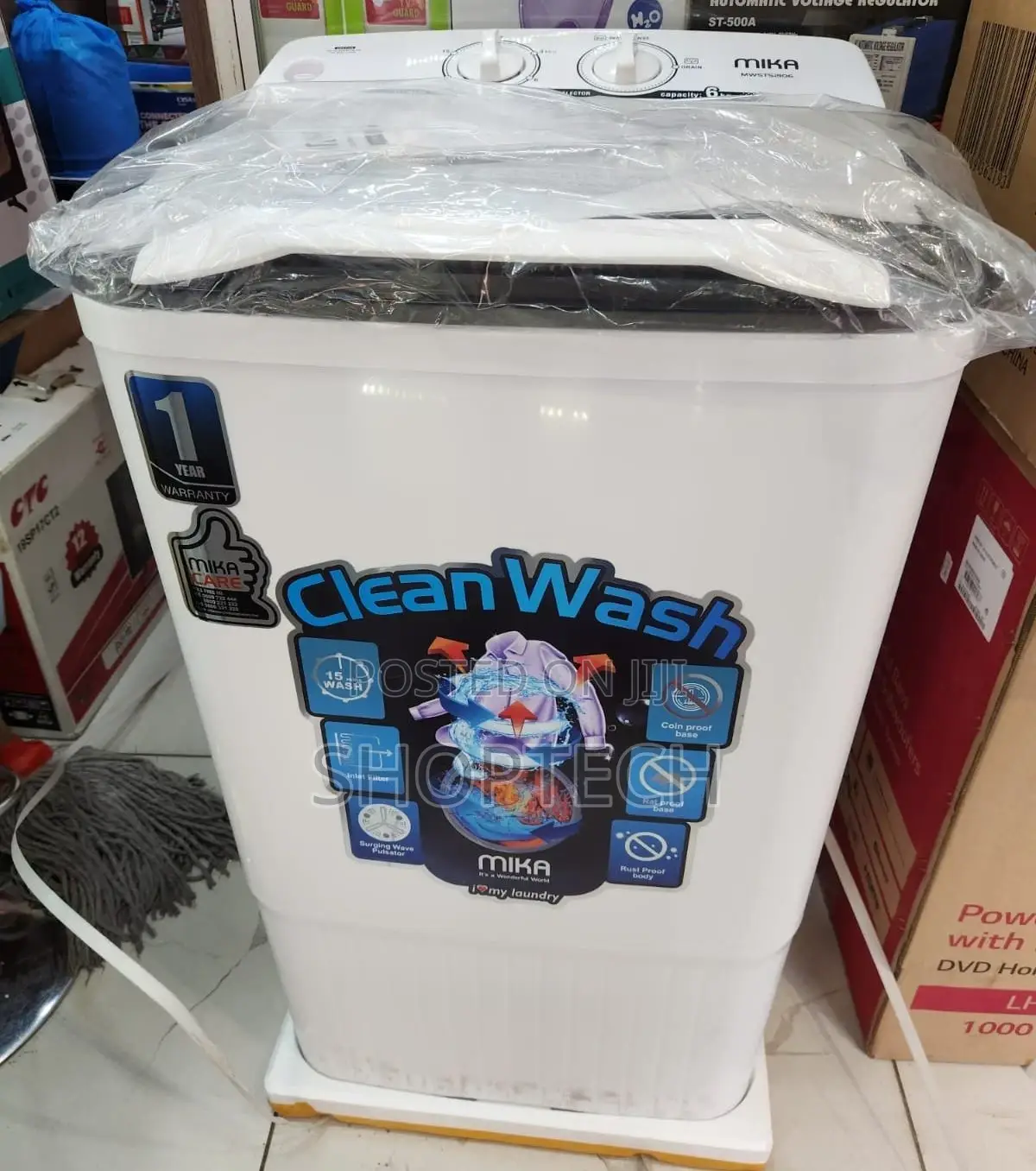 Single Tub Mika Top Load Washing Machine