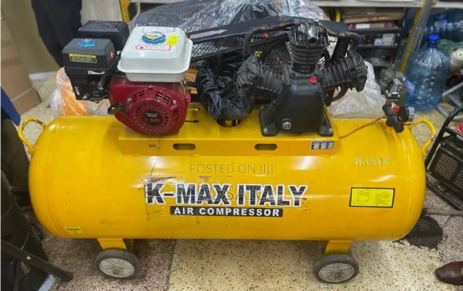 300L Petrol Driven Air Compressor 7.5HP Engine