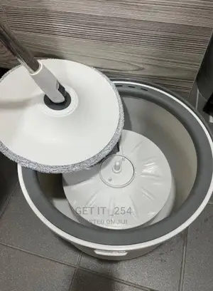 Micro Fiber Spin Mop With Water Separation Bucket
