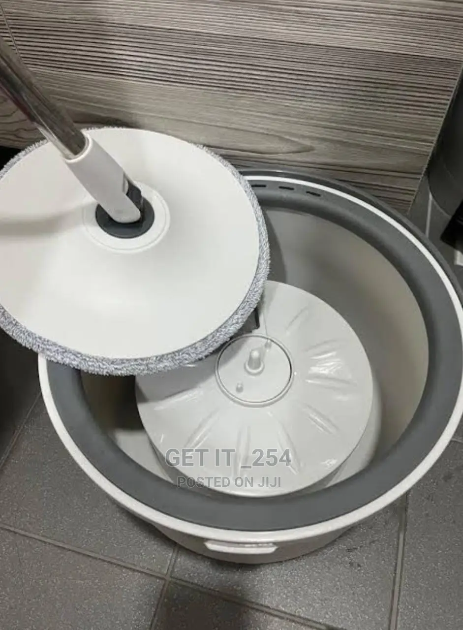 Micro Fiber Spin Mop With Water Separation Bucket