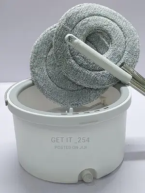 Micro Fiber Spin Mop With Water Separation Bucket