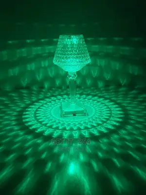 Rechargeable Rose Diamond Table Lamp