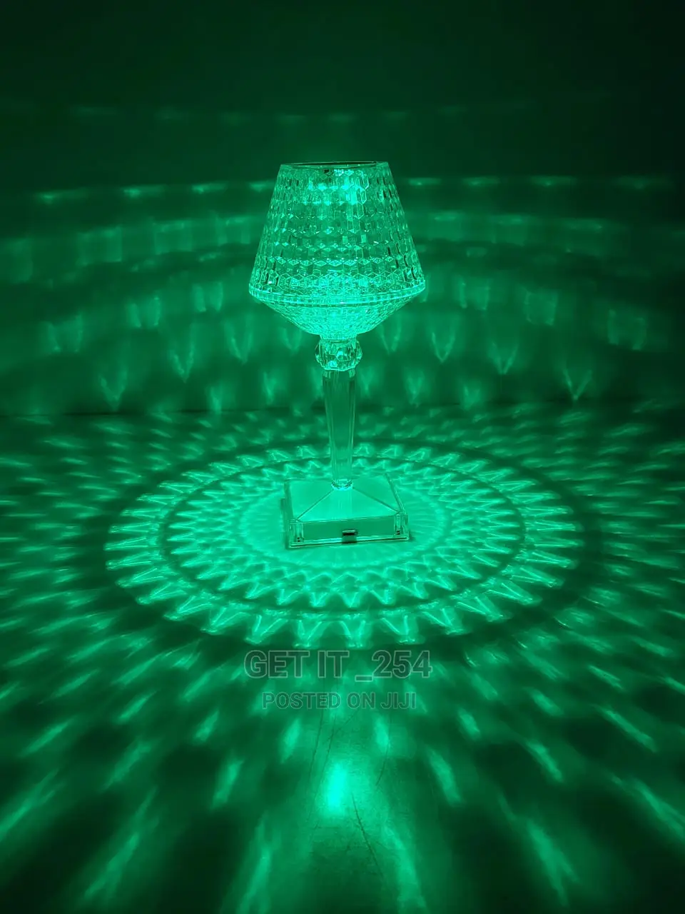 Rechargeable Rose Diamond Table Lamp