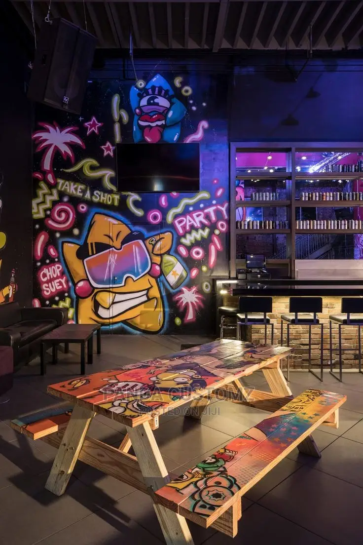 Wall Graffiti Painting Services.