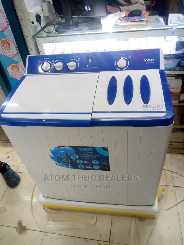 12kg Von Automatic Twin Tub Washing Machine. Available - thumbnail 3
