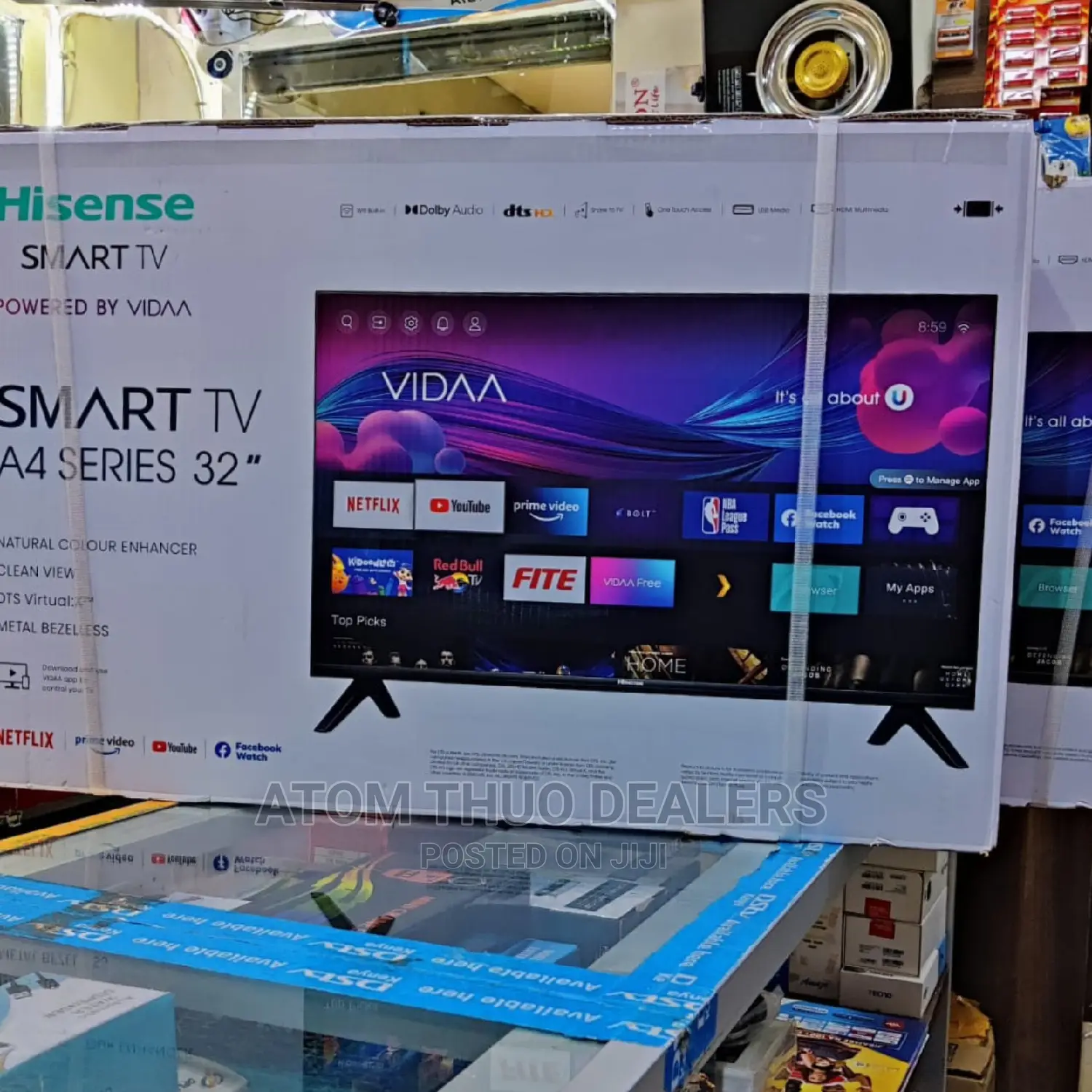 *Hisense 32" Smart Flameless Tv
