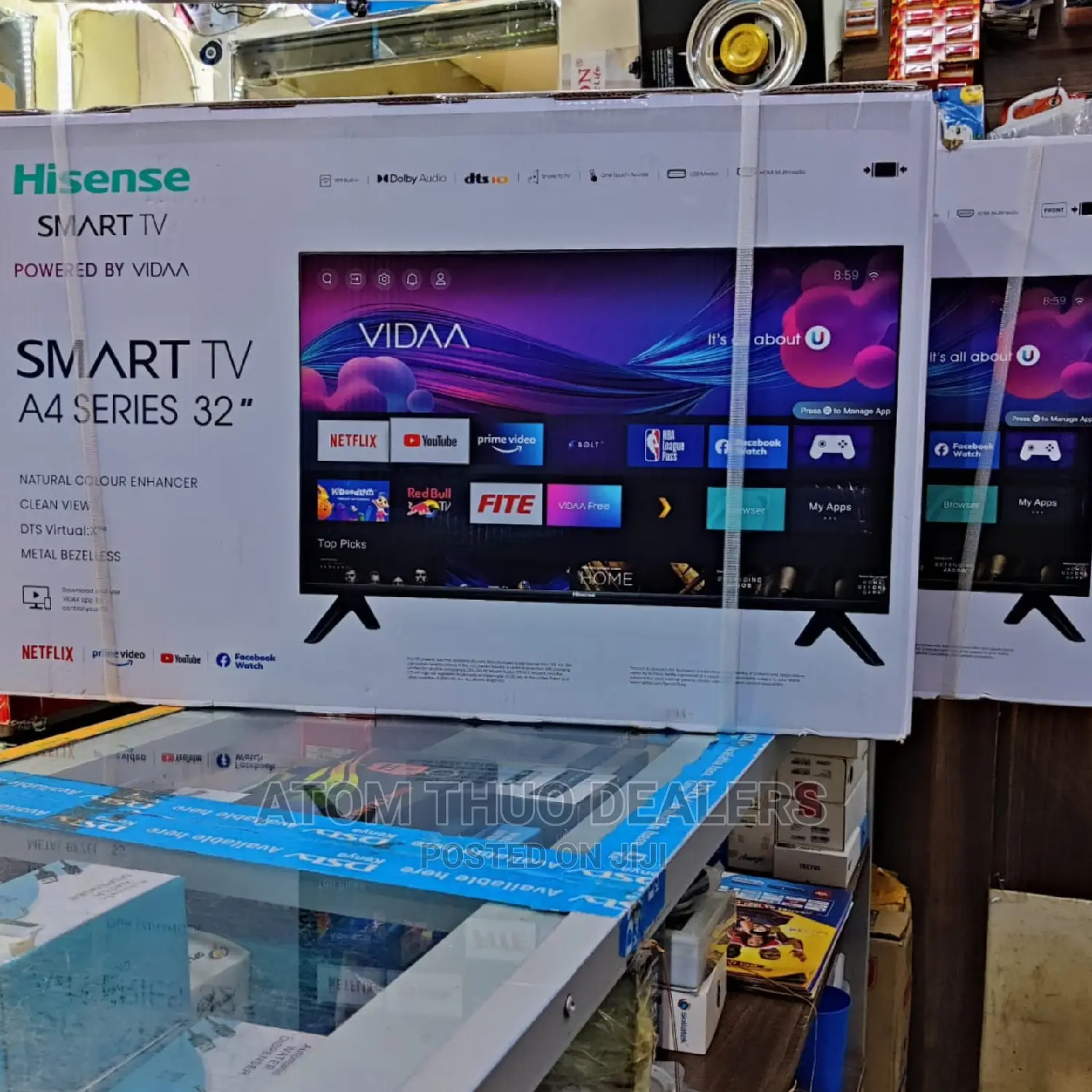 *Hisense 32" Smart Flameless Tv