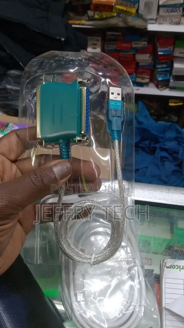 USB 2.0 Print/Parallel 2 in 1 Converter(Blue)