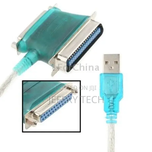 USB 2.0 Print/Parallel 2 in 1 Converter(Blue)