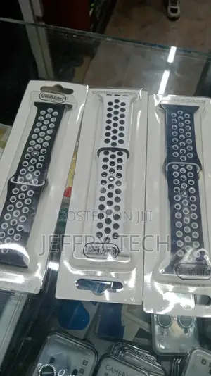 Nike Watch Band 42/44 Mm, Smooth, Soft, Rubber, (Compatible