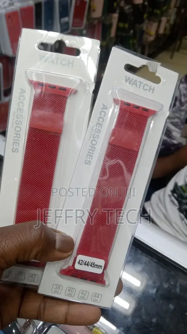 Magnetic Stainless Steel Mesh Band for Apple Watch 42, 44, 4