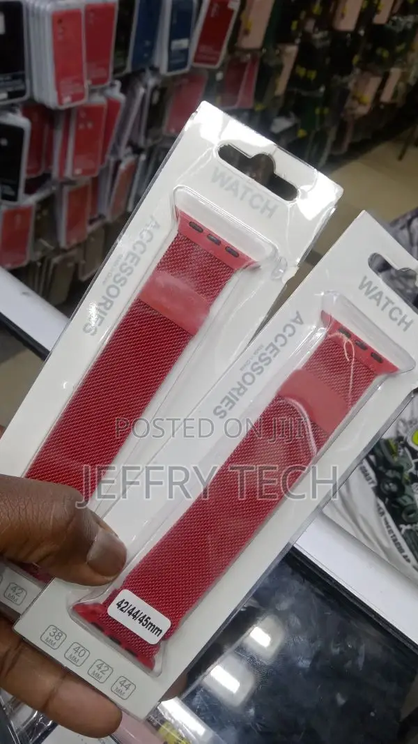 Magnetic Stainless Steel Mesh Band for Apple Watch 42, 44, 4