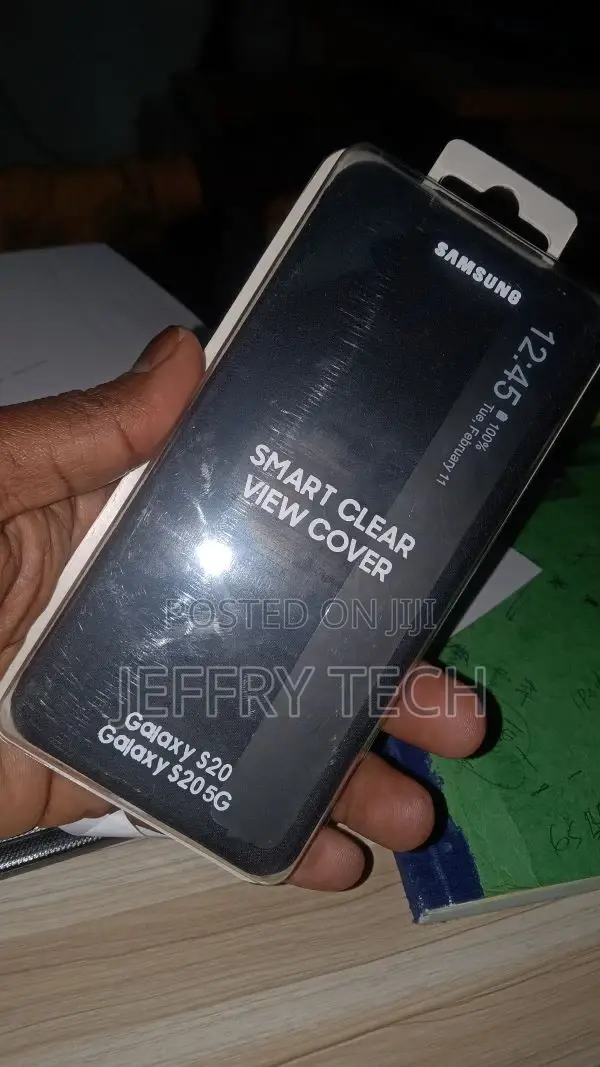 Samsung Original Galaxy S20 | S20 5G Clear View Cover/Mobile