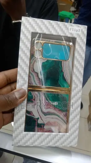 Pastel Marble Samsung Galaxy Z Flip 3 5G Glass Case