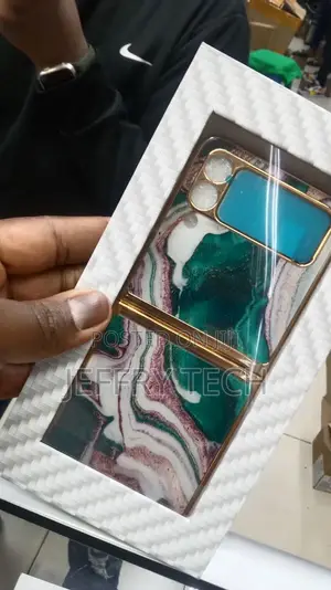 Pastel Marble Samsung Galaxy Z Flip 3 5G Glass Case