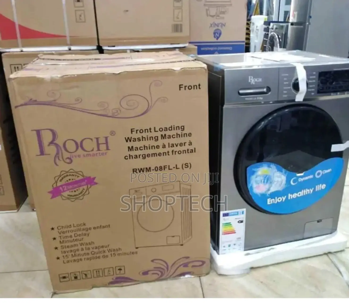 Roch 8kg Front Load Laundry Washing Machine