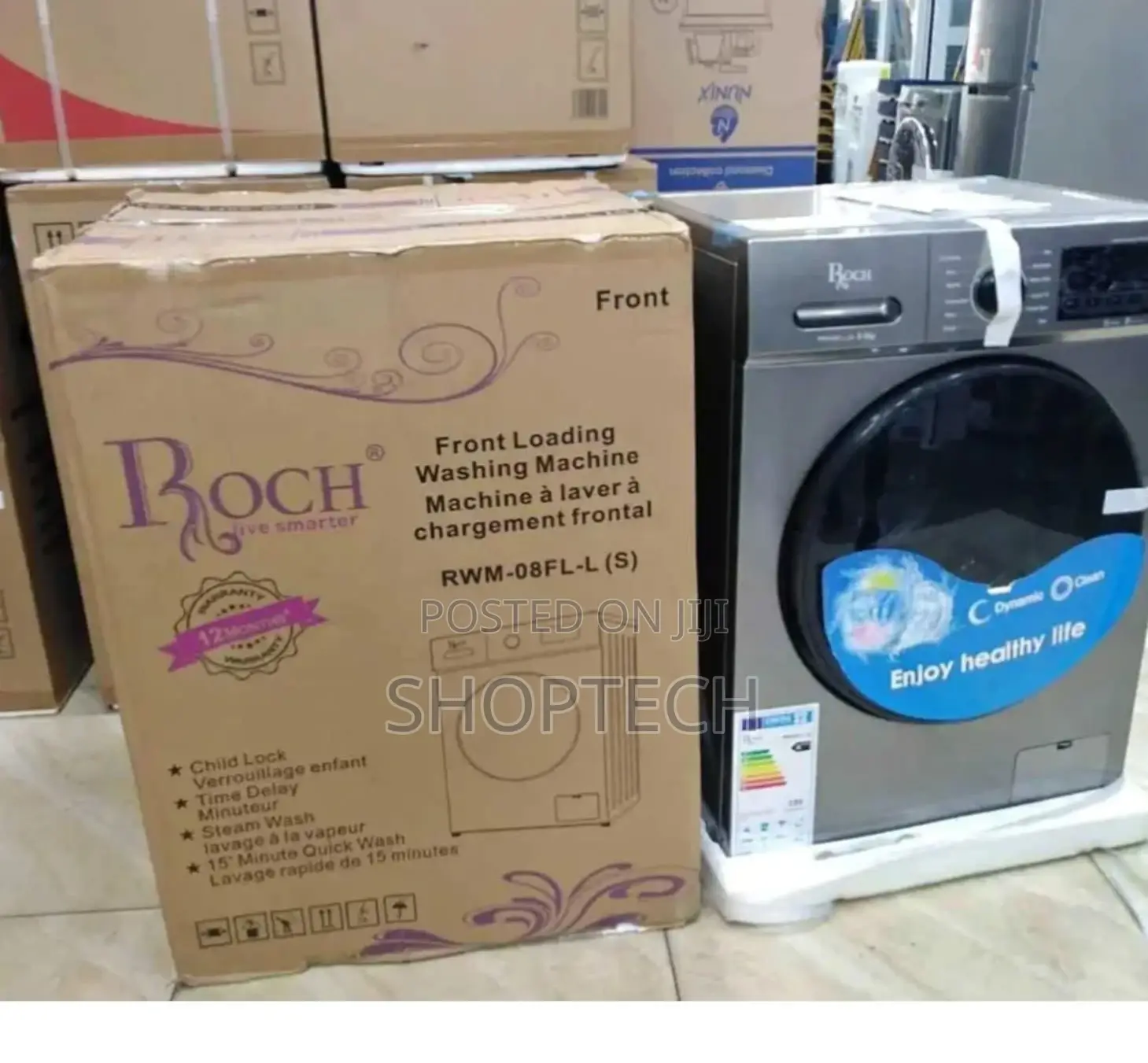 Roch 8kg Front Load Laundry Washing Machine