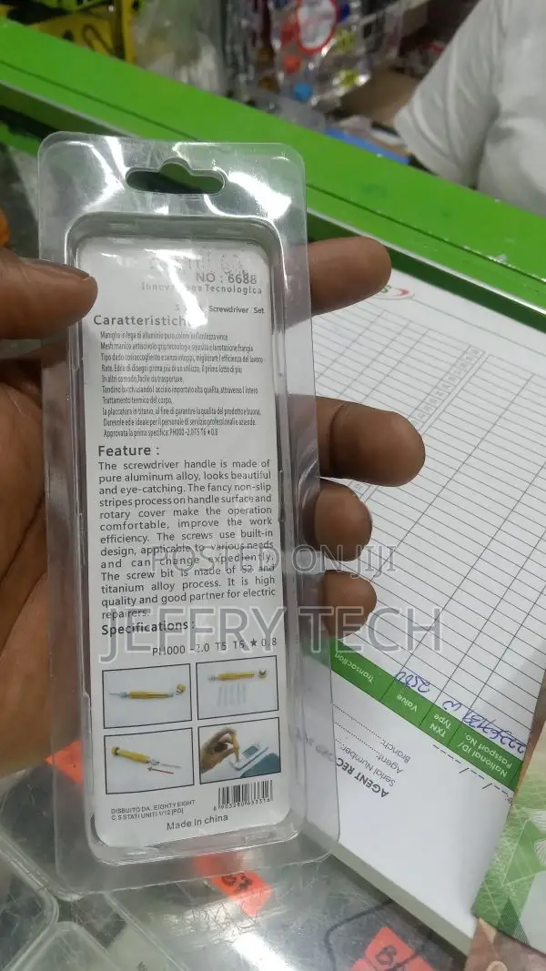 T5 T6 Torx Screwdriver Y000 Screwdriver,6 in 1 Precision SCR