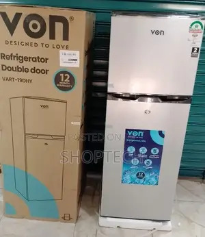 Von 136 Litres Double Door Refrigerator