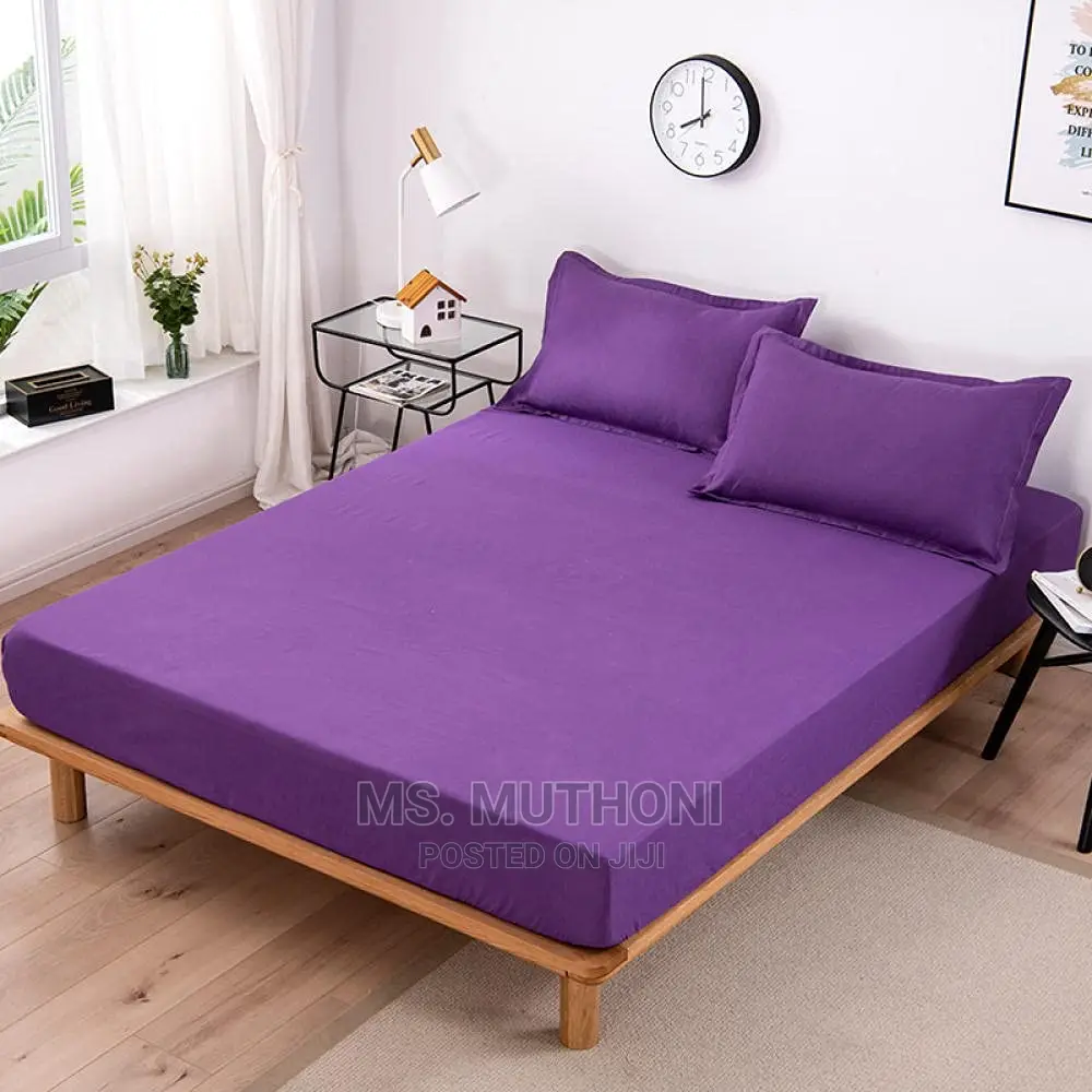 Waterproof Fitted Sheets Set + Cotton Pillow Cases