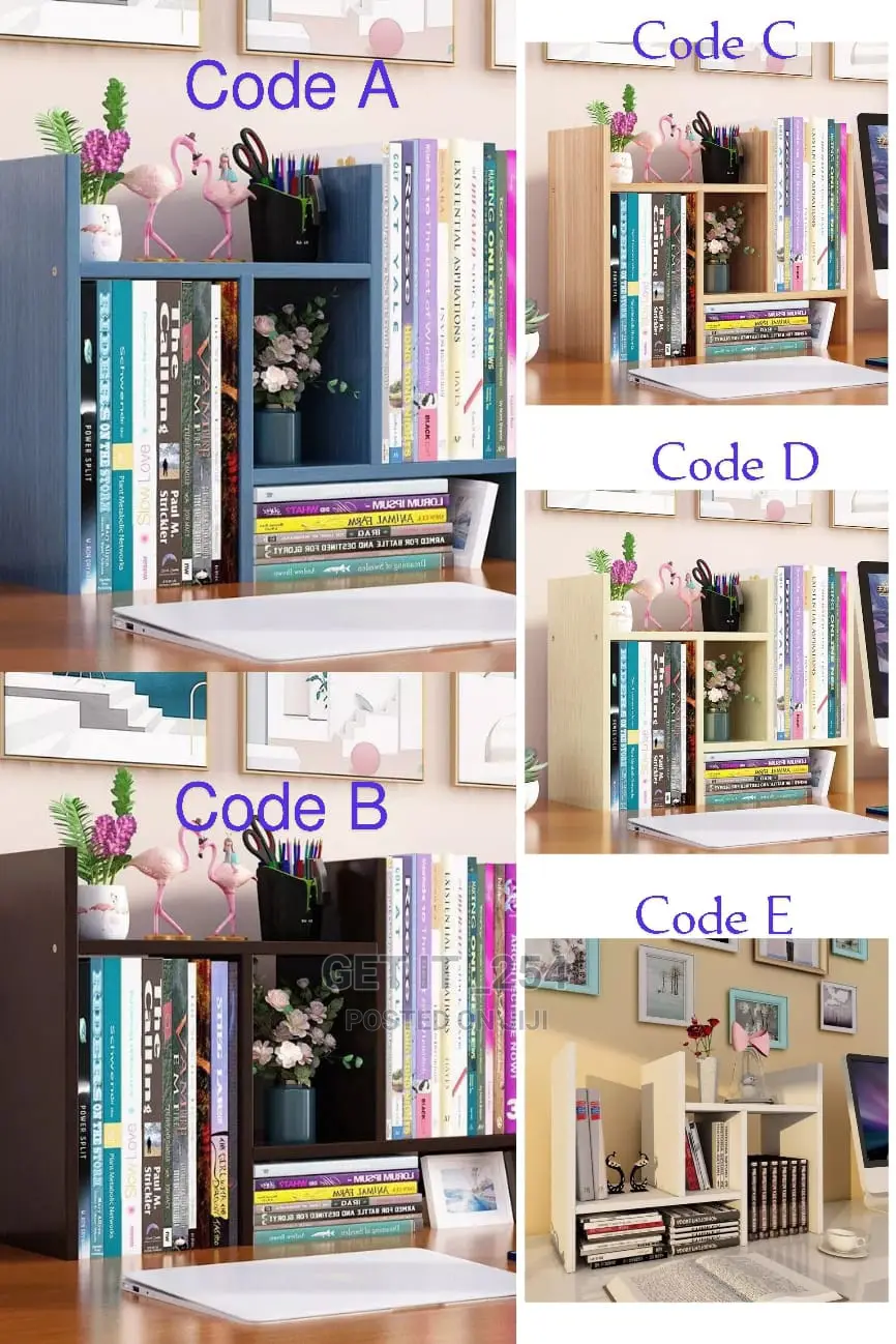 Desk Top Bookshelf Organizer