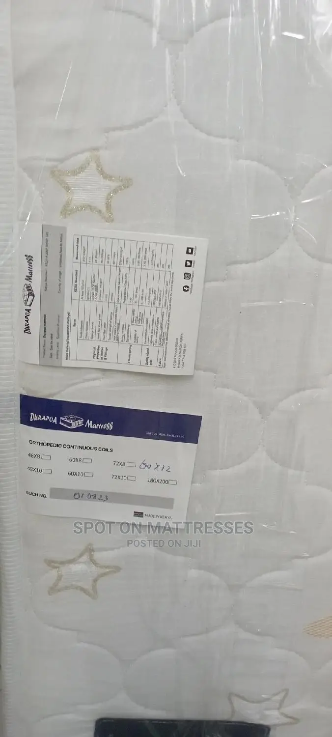Special Offer! 5by6 12inch Orthopedic Spring Mattresses