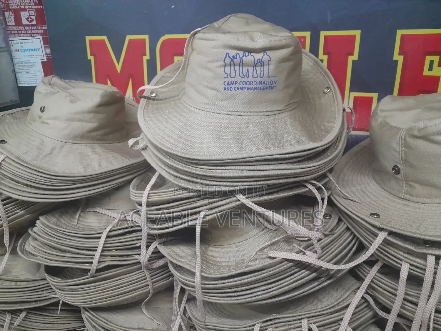 Unisex Branded Safari Hats