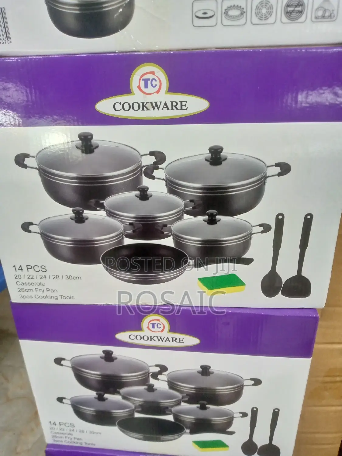 14pcs Nonstick Cookware Tc Set