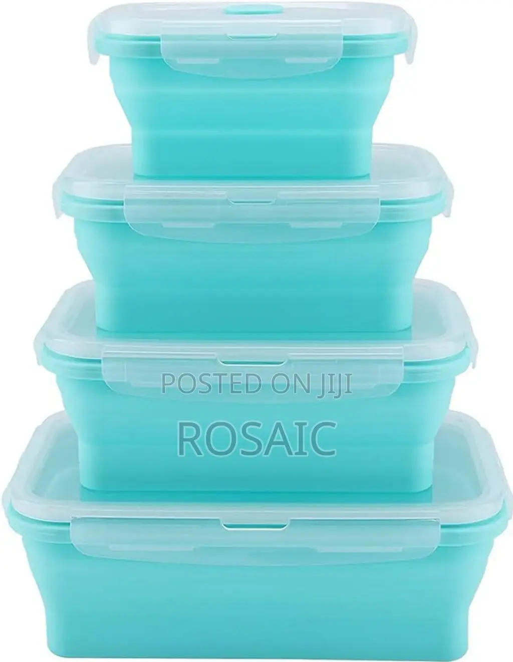 4 PCS Collapsible Silicone Food Containers