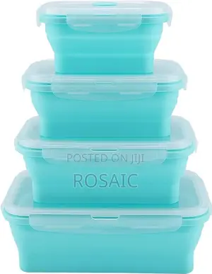 4 PCS Collapsible Silicone Food Containers