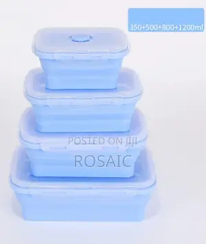 4 PCS Collapsible Silicone Food Containers