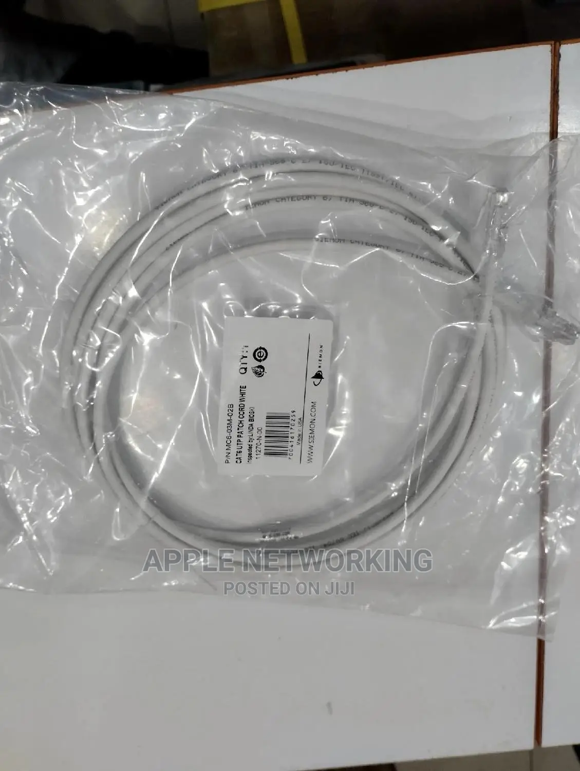 Siemon CAT6 UTP Patch Cord 3M