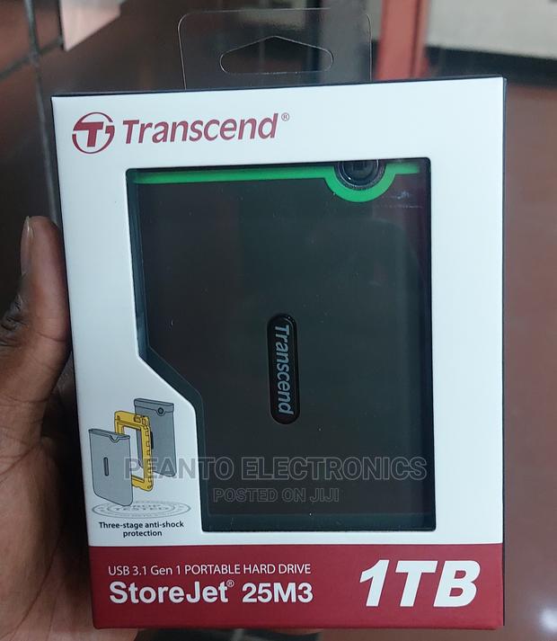 Transcend 1TB Storejet External Hard Disk - main view