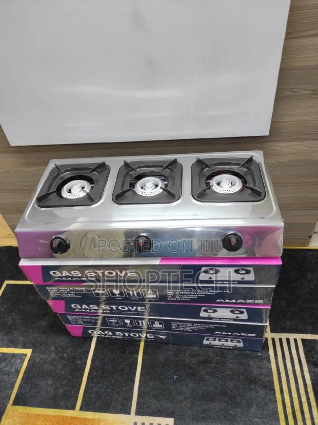 Amaze 3 Burner Cooker Stainless Steel