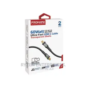60w Power Delivery Ultra-fast Usb-c Cable Promate